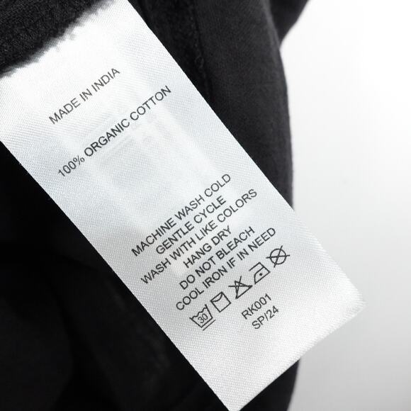 New Quince Women’s Organic Cotton Gauze Sleeveless Swing Dress Black Small 3910M - Picture 8 of 9